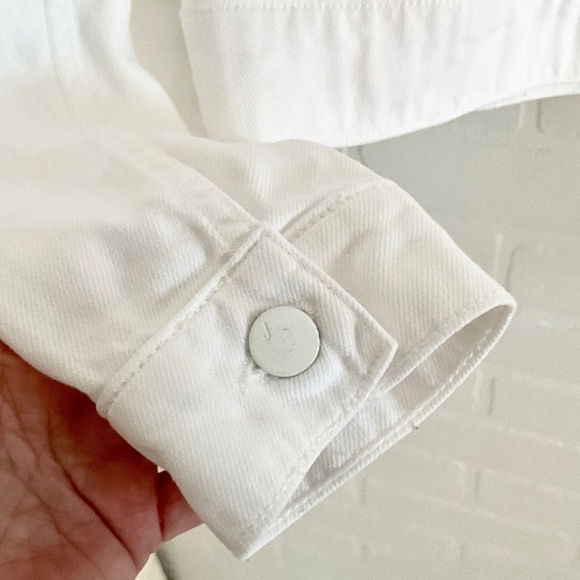 REVOLVE x J Brand Women’s Denim Trucker Jacket Optic White Size XS - Picture 13 of 13